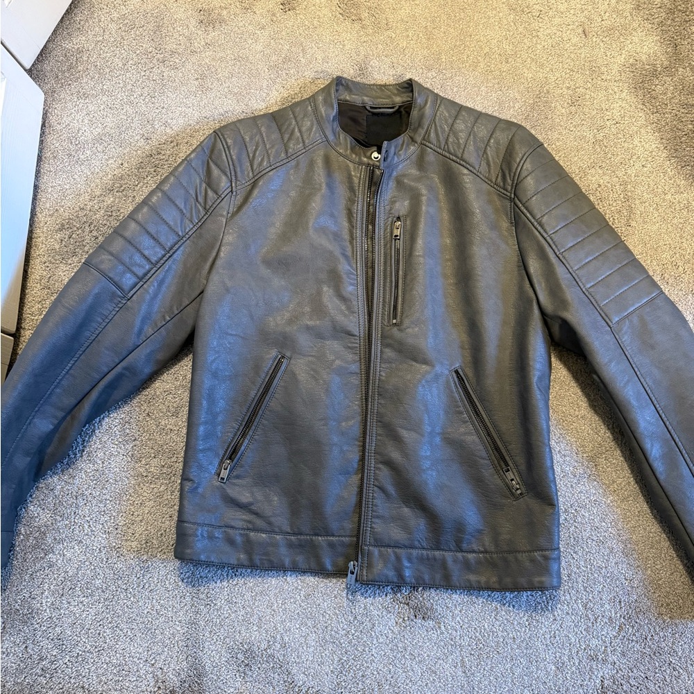 H&M Large Gray Biker Jacker